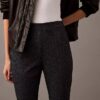 Skinny-Fit-Hose aus Ponte mit Fischgrätenmuster Skinny-Fit-Hose aus Ponte mit Fischgrätenmuster
