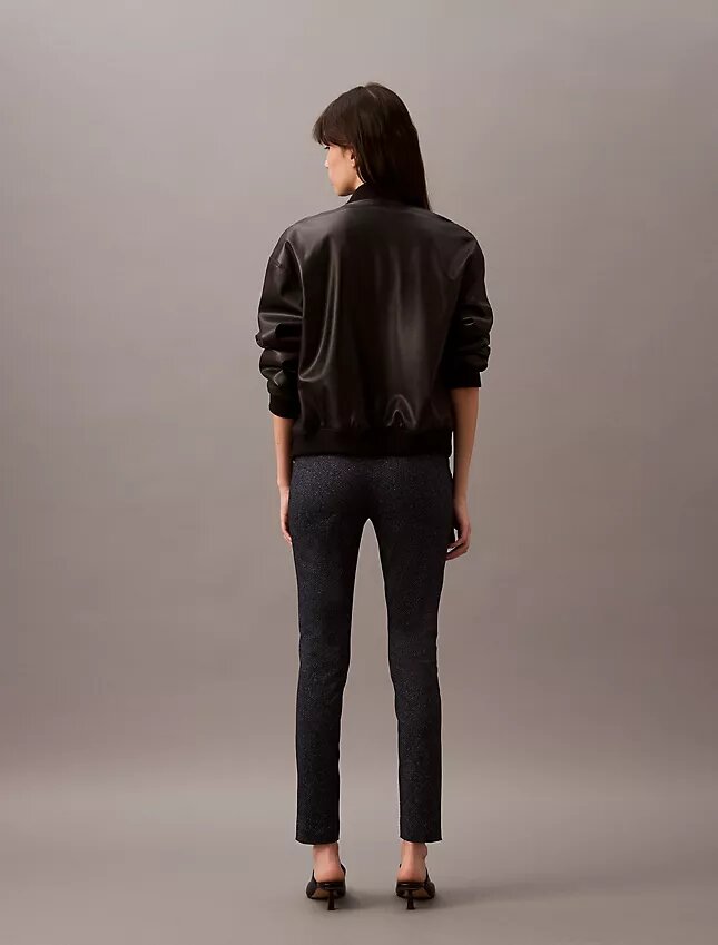 Skinny-Fit-Hose aus Ponte mit Fischgrätenmuster Skinny-Fit-Hose aus Ponte mit Fischgrätenmuster