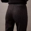 Skinny-Fit-Hose aus Ponte mit Fischgrätenmuster Skinny-Fit-Hose aus Ponte mit Fischgrätenmuster