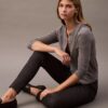Skinny-Hose aus Ponte mit Hahnentrittmuster Skinny-Hose aus Ponte mit Hahnentrittmuster