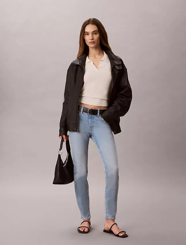 Skinny-Jeans mit mittlerer Leibhöhe Skinny-Jeans mit mittlerer Leibhöhe