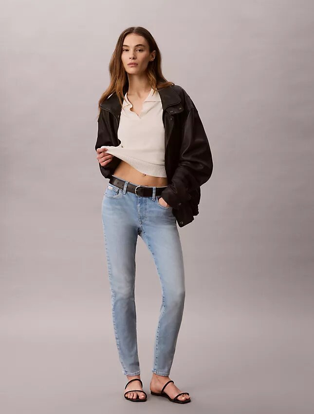 Skinny-Jeans mit mittlerer Leibhöhe Skinny-Jeans mit mittlerer Leibhöhe