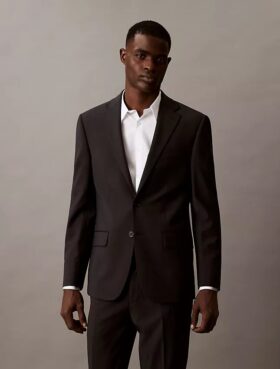 Slim-Fit-Anzugjacke