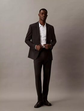 Slim-Fit-Anzugjacke