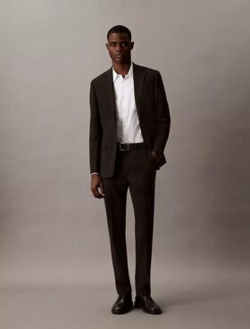 Slim-Fit-Anzugjacke
