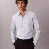 Slim-Fit-Hemd aus Cotton Stretch mit Karomuster und Knopfleiste Slim-Fit-Hemd aus Cotton Stretch mit Karomuster und Knopfleiste