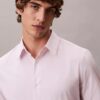 Slim-Fit-Hemd aus Cotton Stretch mit Streifenmuster Slim-Fit-Hemd aus Cotton Stretch mit Streifenmuster