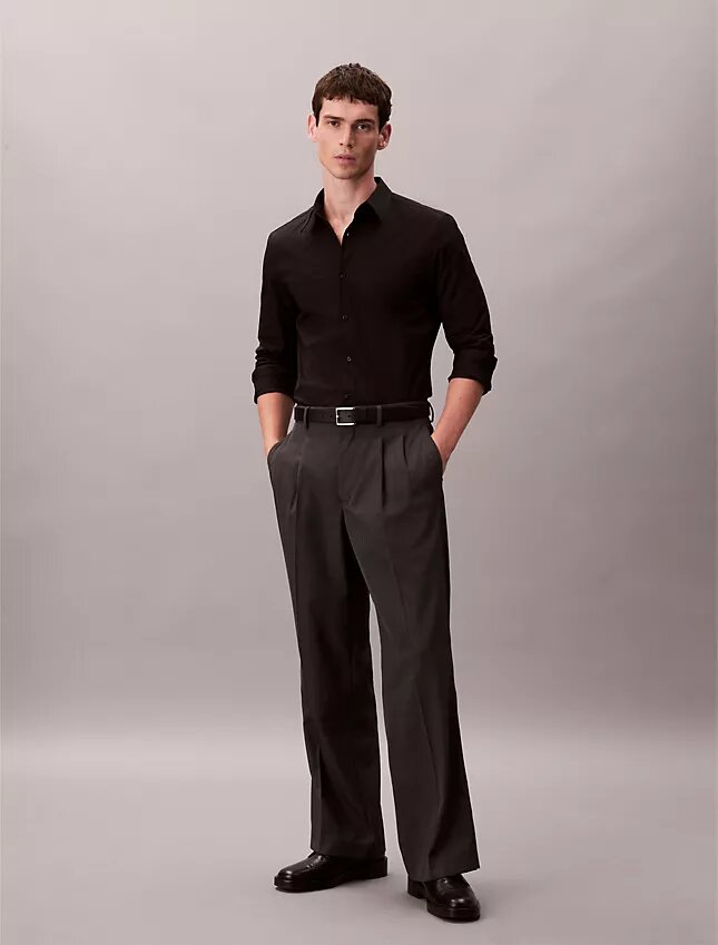 Slim-Fit-Hemd aus Cotton Stretch-Popeline Slim-Fit-Hemd aus Cotton Stretch-Popeline