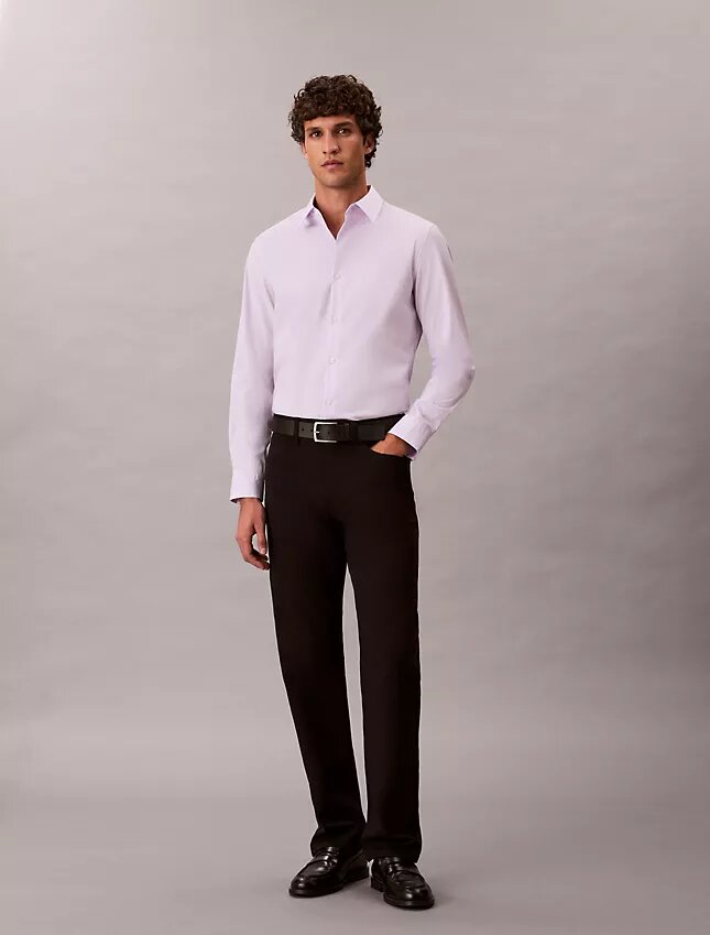 Slim-Fit-Hemd aus Supima-Cotton Stretch Slim-Fit-Hemd aus Supima-Cotton Stretch