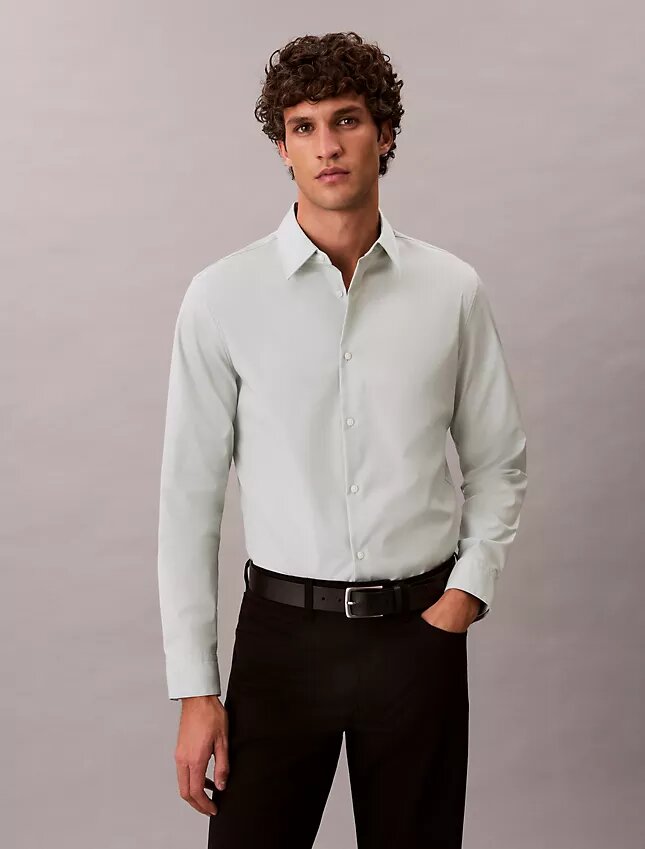 Slim-Fit-Hemd aus Supima-Cotton Stretch Slim-Fit-Hemd aus Supima-Cotton Stretch
