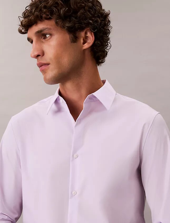 Slim-Fit-Hemd aus Supima-Cotton Stretch Slim-Fit-Hemd aus Supima-Cotton Stretch