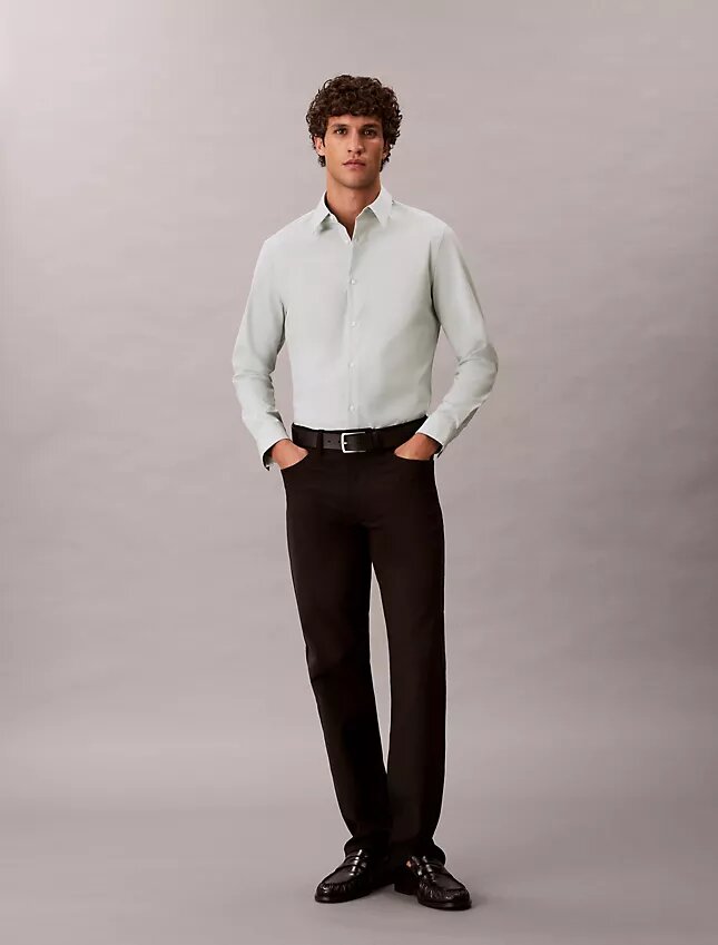 Slim-Fit-Hemd aus Supima-Cotton Stretch Slim-Fit-Hemd aus Supima-Cotton Stretch