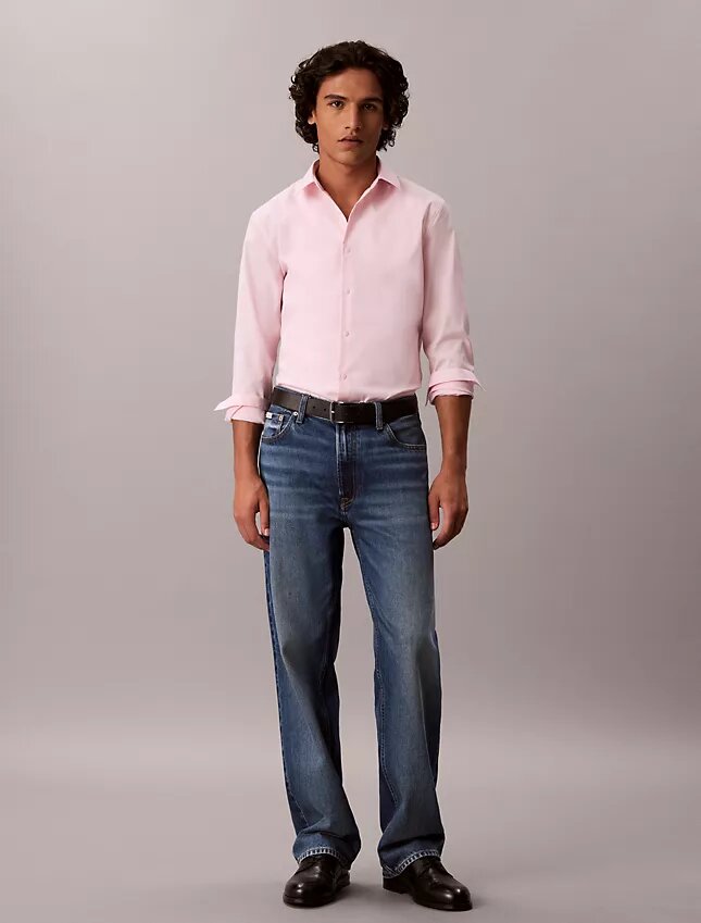Slim-Fit-Hemd aus Supima-Cotton Stretch Slim-Fit-Hemd aus Supima-Cotton Stretch
