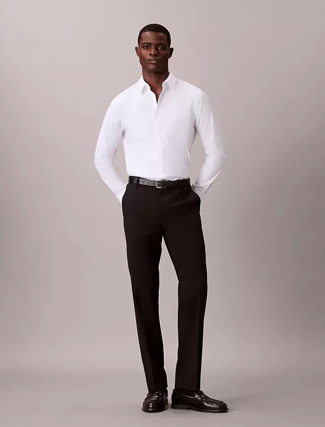 Slim-Fit-Hemd aus Supima-Cotton Stretch Slim-Fit-Hemd aus Supima-Cotton Stretch