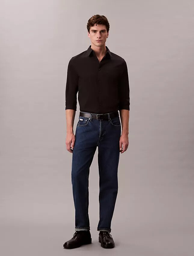 Slim-Fit-Hemd aus Supima-Cotton Stretch Slim-Fit-Hemd aus Supima-Cotton Stretch