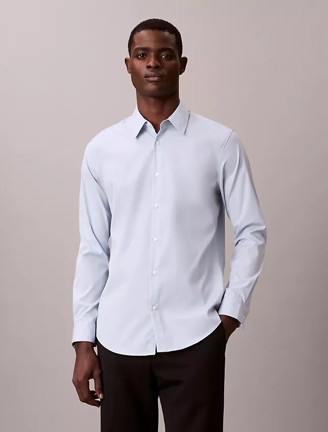Slim-Fit-Hemd aus Supima-Cotton Stretch Slim-Fit-Hemd aus Supima-Cotton Stretch