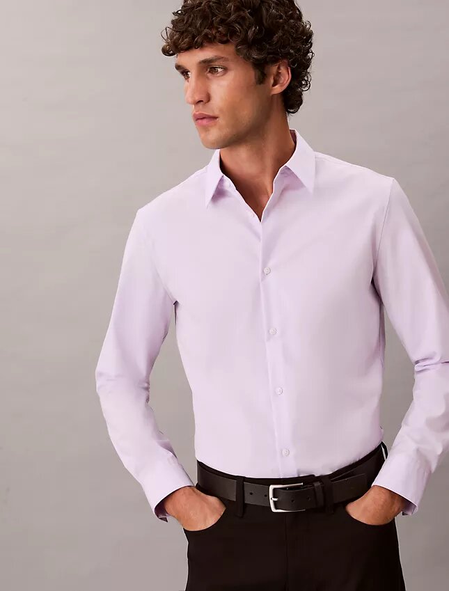 Slim-Fit-Hemd aus Supima-Cotton Stretch Slim-Fit-Hemd aus Supima-Cotton Stretch