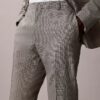 Slim-Fit-Hose im Hahnentrittmuster Slim-Fit-Hose im Hahnentrittmuster