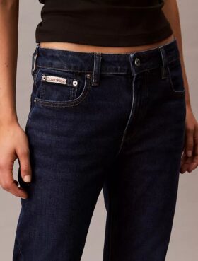 Slim-Fit-Jeans mit mittlerer Leibhöhe