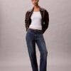 Slim-Fit-T-Shirt aus Modal-Stretch-Rippstoff Slim-Fit-T-Shirt aus Modal-Stretch-Rippstoff