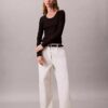 Slim-Fit-T-Shirt aus Modal-Stretch-Rippstoff Slim-Fit-T-Shirt aus Modal-Stretch-Rippstoff