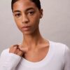 Slim-Fit-T-Shirt aus Modal-Stretch-Rippstoff Slim-Fit-T-Shirt aus Modal-Stretch-Rippstoff