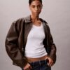 Slim-Fit-T-Shirt aus Modal-Stretch-Rippstoff Slim-Fit-T-Shirt aus Modal-Stretch-Rippstoff