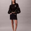 Slim-Fit-T-Shirt mit Blumenlogo Slim-Fit-T-Shirt mit Blumenlogo
