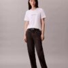 Slim-Fit-T-Shirt mit gesticktem Logo Slim-Fit-T-Shirt mit gesticktem Logo