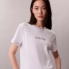 Slim-Fit-T-Shirt mit gesticktem Logo Slim-Fit-T-Shirt mit gesticktem Logo