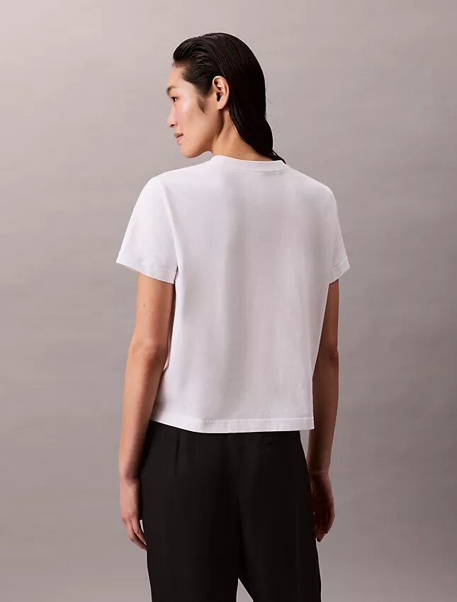 Slim-Fit-T-Shirt mit Monogram-Logo Slim-Fit-T-Shirt mit Monogram-Logo