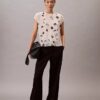 Smock-Oberteil mit Blumenprint Smock-Oberteil mit Blumenprint