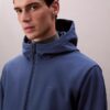 Softshell-Jacke mit Kapuze und Reißverschluss Softshell-Jacke mit Kapuze und Reißverschluss