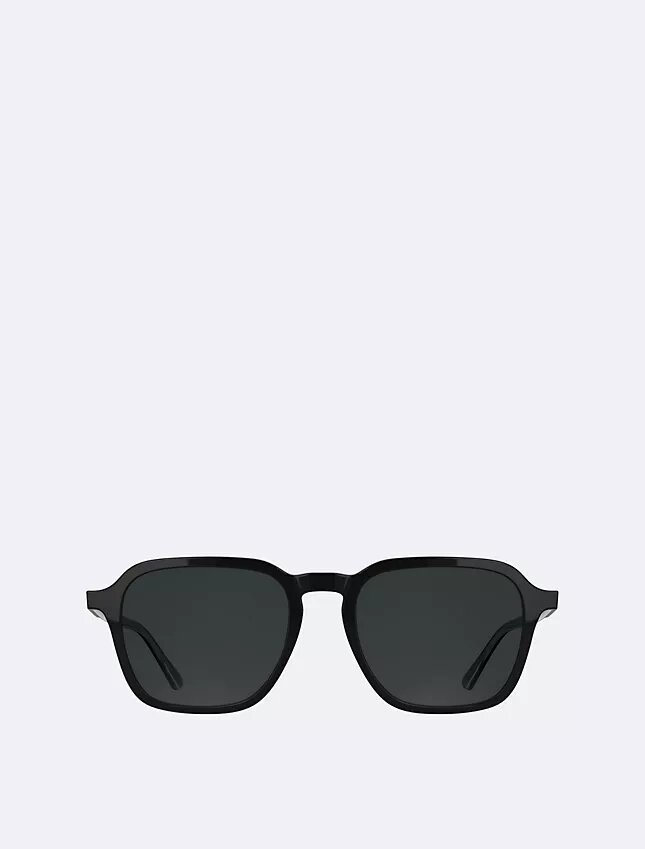Sonnenbrille aus Acetat in modifizierter rechteckiger Form Sonnenbrille aus Acetat in modifizierter rechteckiger Form