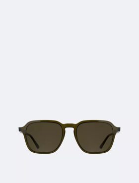 Sonnenbrille aus Acetat in modifizierter rechteckiger Form