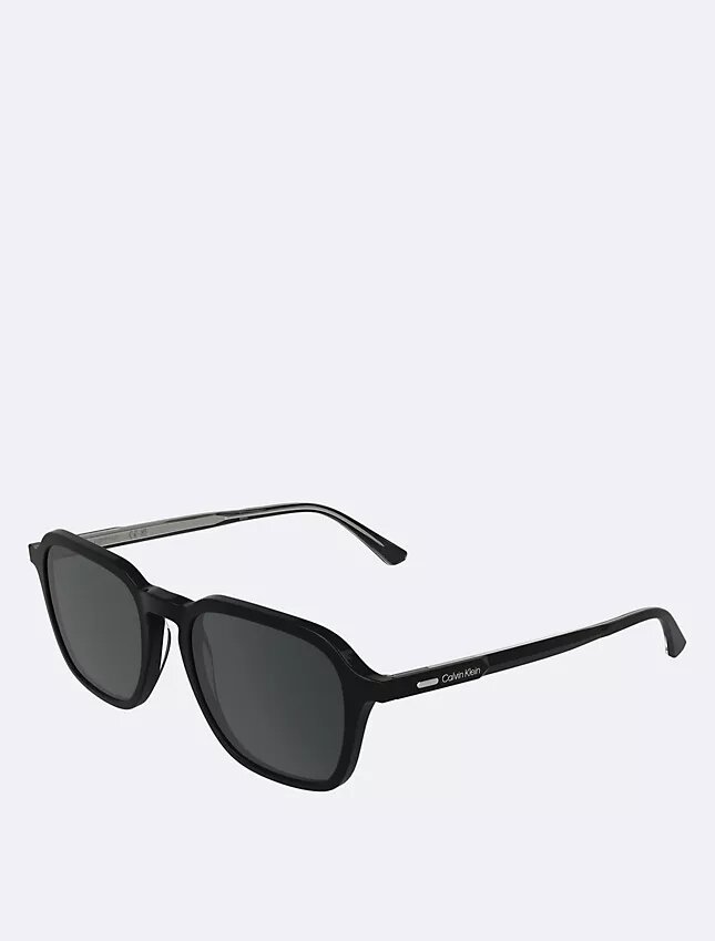 Sonnenbrille aus Acetat in modifizierter rechteckiger Form Sonnenbrille aus Acetat in modifizierter rechteckiger Form