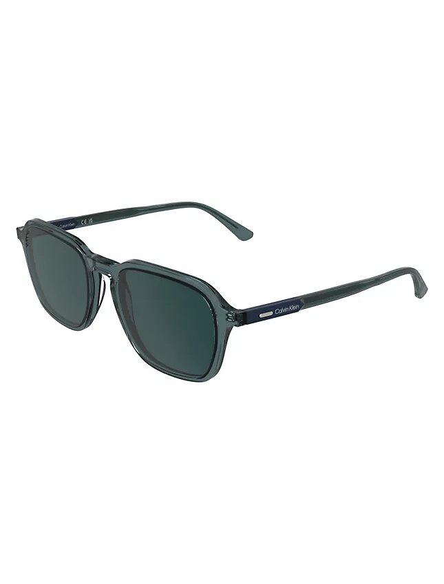 Sonnenbrille aus Acetat in modifizierter rechteckiger Form Sonnenbrille aus Acetat in modifizierter rechteckiger Form