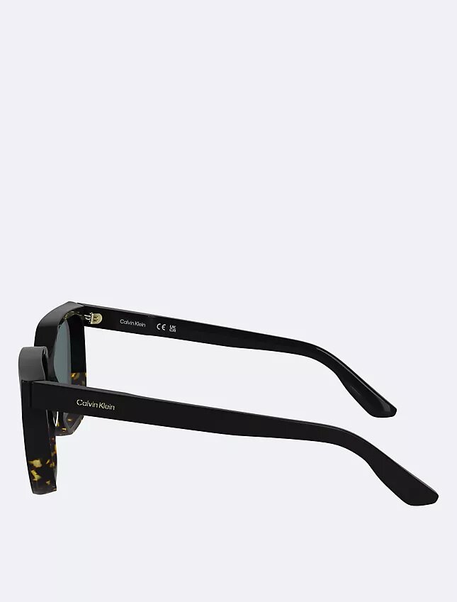 Sonnenbrille aus Acetat in modifizierter rechteckiger Form Sonnenbrille aus Acetat in modifizierter rechteckiger Form