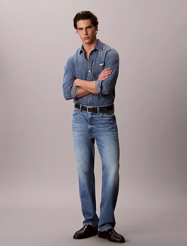 Standard-Jeans mit geradem Schnitt Standard-Jeans mit geradem Schnitt