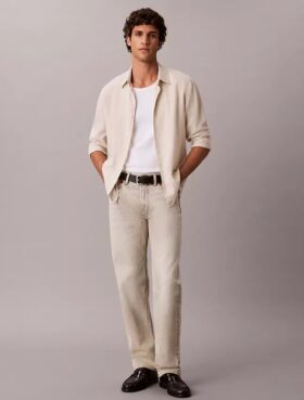 Standard Straight Jeans aus Wollmischung Standard Straight Jeans aus Wollmischung