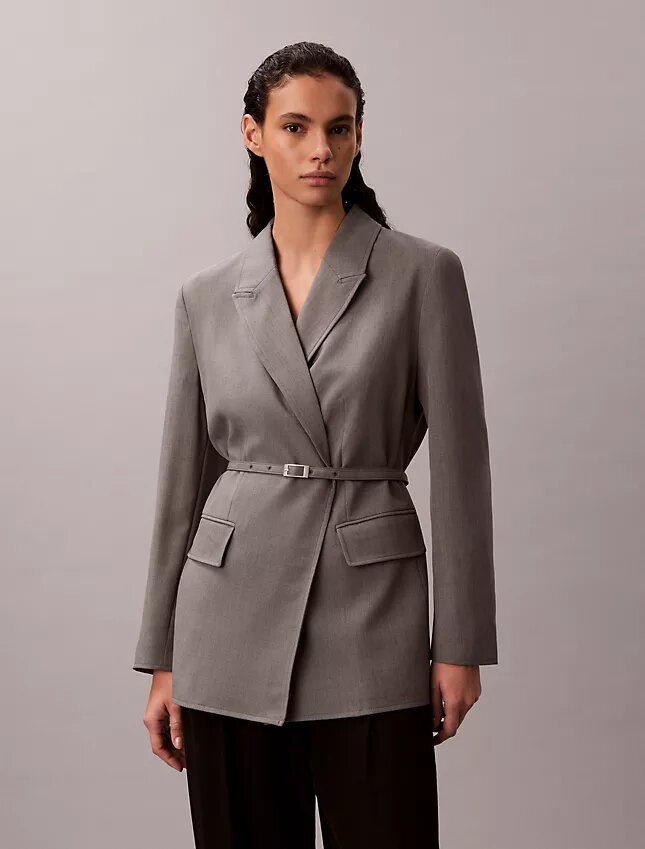 Stretch-Blazer mit Gürtel Stretch-Blazer mit Gürtel