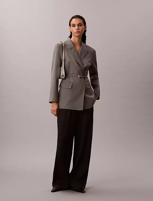 Stretch-Blazer mit Gürtel Stretch-Blazer mit Gürtel