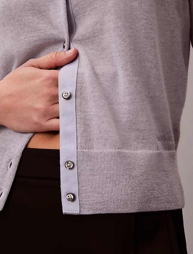 Strickjacke aus Merinowolle Strickjacke aus Merinowolle