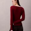 Strickjacke mit kontrastfarbener Rippbündung Strickjacke mit kontrastfarbener Rippbündung