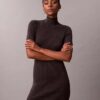Strickkleid aus Lurex-Merinowollmischung Strickkleid aus Lurex-Merinowollmischung