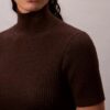 Strickkleid aus Lurex-Merinowollmischung Strickkleid aus Lurex-Merinowollmischung