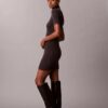 Strickkleid aus Lurex-Merinowollmischung Strickkleid aus Lurex-Merinowollmischung