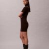 Strickkleid aus Lurex-Merinowollmischung Strickkleid aus Lurex-Merinowollmischung