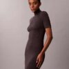 Strickkleid aus Lurex-Merinowollmischung Strickkleid aus Lurex-Merinowollmischung