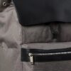 Strukturierter Rucksack mit Klappe
